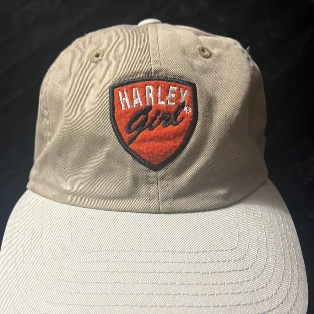 Vintage Harley Davidson Girl Cap